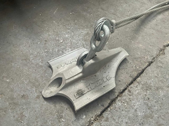 Platiplus b6 gegalvaniseerde grond ankers met staalkabels (30x) - afbeelding 6 van  8