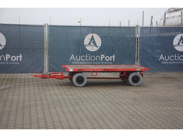 Platte aanhangwagen mafi 1060 6000kg 2016 - afbeelding 1 van  1