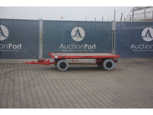 Platte aanhangwagen mafi 1060 6000kg 2016 - afbeelding 1 van  1