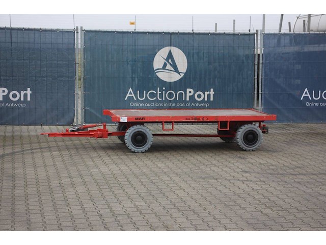 Platte aanhangwagen mafi 1060 6000kg 2016 - afbeelding 1 van  1