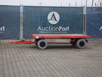 Platte aanhangwagen mafi 1060 6000kg 2016