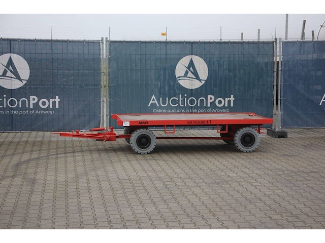 Platte aanhangwagen mafi 1060 6000kg 2016 - afbeelding 1 van  1