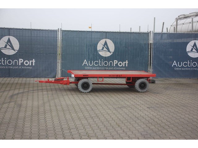 Platte aanhangwagen mafi 1060 6000kg 2016 - afbeelding 1 van  1