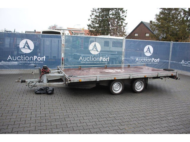 Platte aanhangwagen saris f 3020 1975kg 1992 - afbeelding 1 van  1