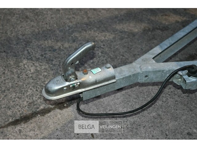 Platte dubbel-assige aanhangwagen - afbeelding 8 van  8