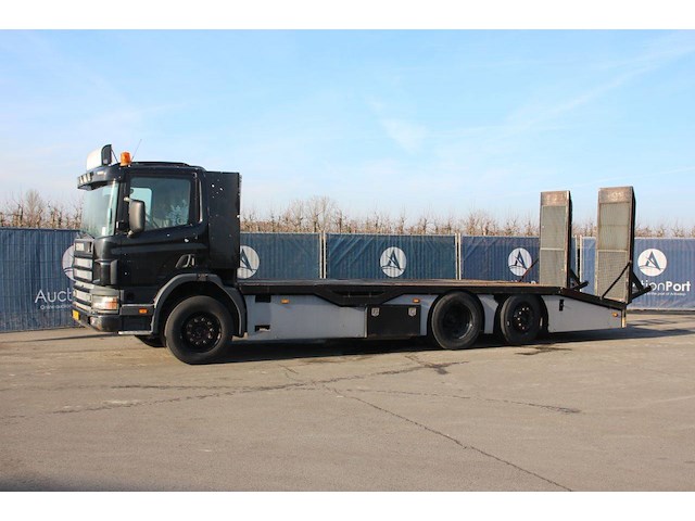 Platte laadbak (vrachtwagen) scania p 94 gb 6x2 4na 75190 diesel 1998 - afbeelding 1 van  1