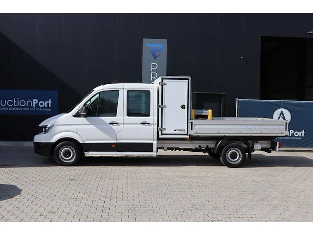 Platte laadbak (vrachtwagen) volkswagen crafter diesel 2018 - afbeelding 1 van  1