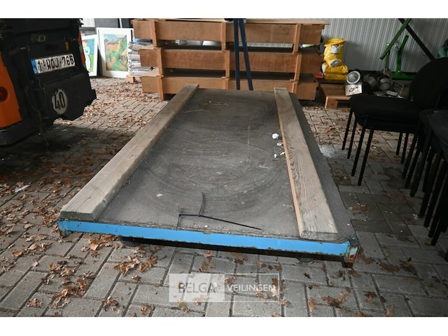 Platte transportkar - afbeelding 4 van  5