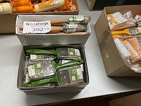 Platte verfborstels; patentpuntkwasten voor houtbescherming (48x) - afbeelding 1 van  7