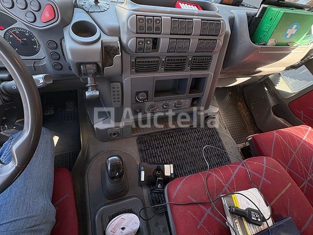Platte vrachtwagen met kraan iveco trakker 350 (2005-351,428 km-vin:wjma1vpt20c157700) - afbeelding 10 van  39