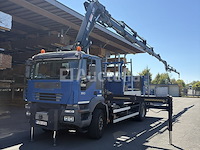 Platte vrachtwagen met kraan iveco trakker 350 (2005-351,428 km-vin:wjma1vpt20c157700) - afbeelding 1 van  39