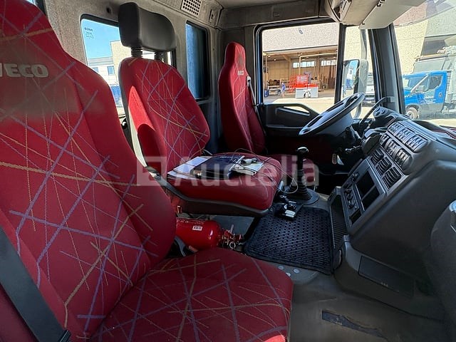 Platte vrachtwagen met kraan iveco trakker 350 (2005-351,428 km-vin:wjma1vpt20c157700) - afbeelding 13 van  39