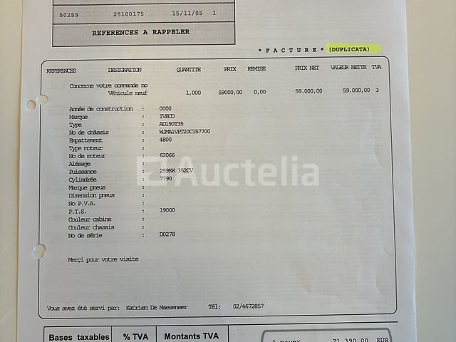 Platte vrachtwagen met kraan iveco trakker 350 (2005-351,428 km-vin:wjma1vpt20c157700) - afbeelding 27 van  39