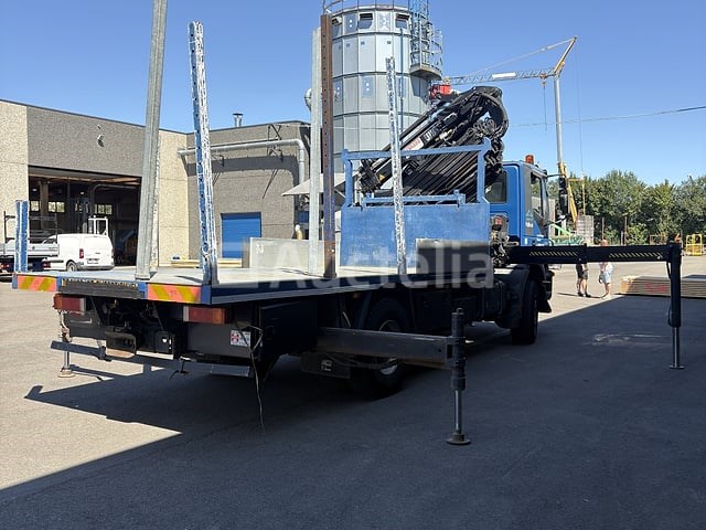 Platte vrachtwagen met kraan iveco trakker 350 (2005-351,428 km-vin:wjma1vpt20c157700) - afbeelding 31 van  39