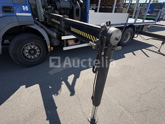 Platte vrachtwagen met kraan iveco trakker 350 (2005-351,428 km-vin:wjma1vpt20c157700) - afbeelding 37 van  39