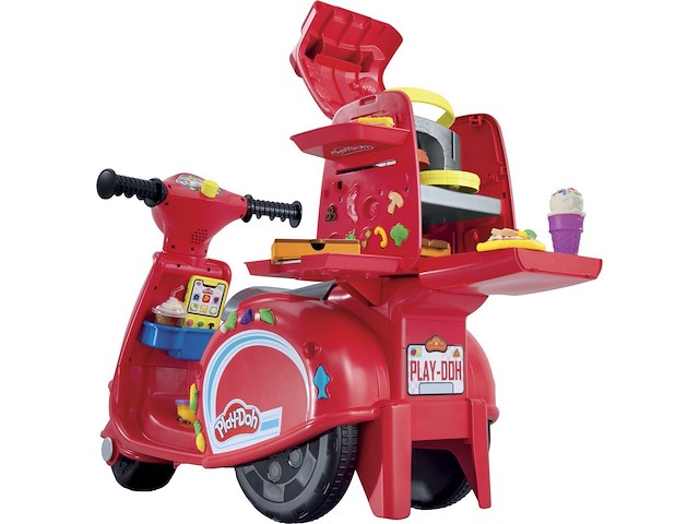 Play-doh pizza bezorgscooter - afbeelding 1 van  4