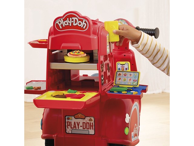 Play-doh pizza bezorgscooter - afbeelding 2 van  4