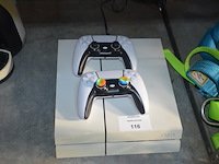Playstation 4 sony cuh-1116a met 2 controllers en 4 spelletjes - afbeelding 4 van  5