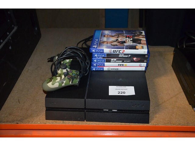 Playstation 4 sony met 1 controller en 5 playstation 4 spelletjes - afbeelding 1 van  5