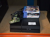 Playstation 4 sony met 1 controller en 5 playstation 4 spelletjes