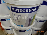 Pleister voor de gevel, te spuiten