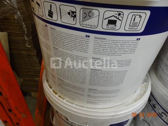 Pleister voor de gevel, te spuiten - afbeelding 1 van  2