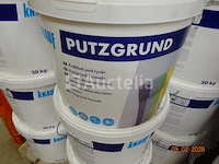 Pleister voor de gevel, te spuiten