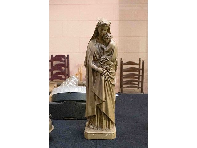 Pleisteren mariabeeld - afbeelding 1 van  3