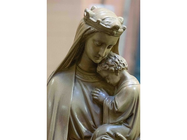 Pleisteren mariabeeld - afbeelding 2 van  3