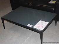 Plettro (coffee-rond) salontafel (afgeronde driehoek) - onderstel hout asblond - afbeelding 1 van  1