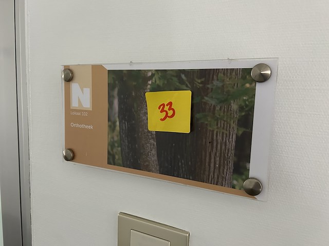 Plexi naambordjes 30x15cm (10st) - afbeelding 3 van  5
