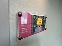 Plexi naambordjes (5st) - afbeelding 1 van  4
