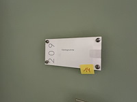 Plexi naambordjes in gang (30x15) - 9stuks