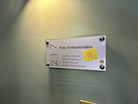 Plexi naambordjes in gang (30x15) - 9stuks - afbeelding 5 van  8