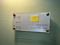 Plexi naambordjes in gang (30x15) - 9stuks - afbeelding 7 van  8