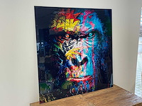 Plexikader monkey 70cm x 70cm - afbeelding 3 van  3