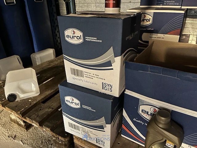 Plm 14 dozen motorolie eurol 20w-50 met vetten - afbeelding 3 van  9