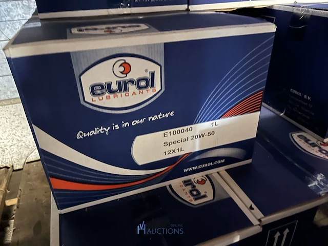 Plm 14 dozen motorolie eurol 20w-50 met vetten - afbeelding 8 van  9