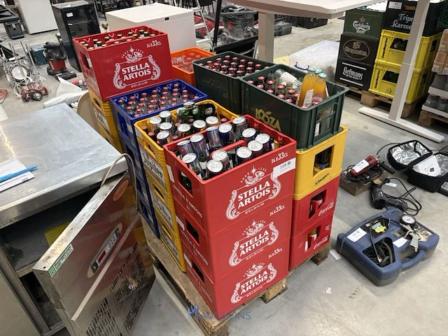 Plm 25 diverse bakken dranken / leeggoed - afbeelding 1 van  14
