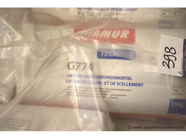 Plm 35 zakken à 25kg giet en verankeringsmortel diamur construct 355n - afbeelding 2 van  3