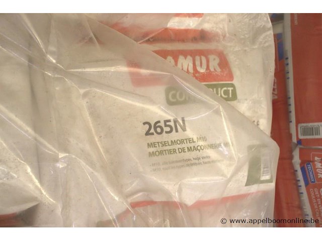 Plm 40 zakken à 25kg wo metselmortel 265n diamur - afbeelding 3 van  3