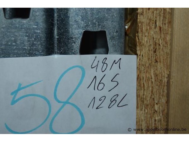 Plm 48 meter palletstelling vv 16 staanders en 128 leggers - afbeelding 2 van  2