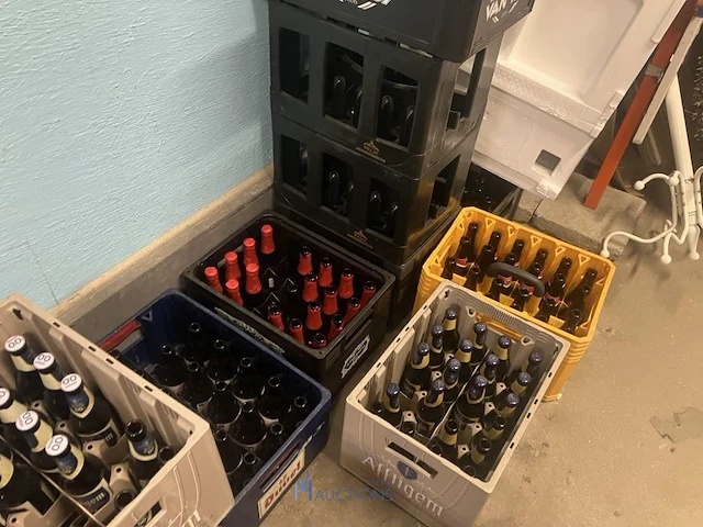 Plm 73 bakken leeggoed en lege bakken waaronder coca cola, chaudfontaine, van roy, enzovoort - afbeelding 2 van  15