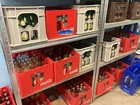 Plm 73 bakken leeggoed en lege bakken waaronder coca cola, chaudfontaine, van roy, enzovoort - afbeelding 11 van  15