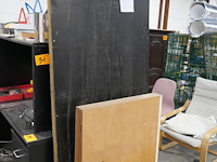 Plooibare behangtafel + houten tafelblad werkblad - afbeelding 1 van  3