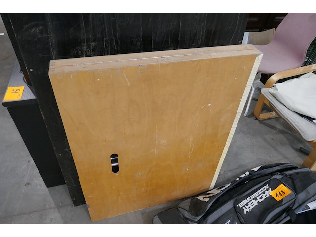 Plooibare behangtafel + houten tafelblad werkblad - afbeelding 2 van  3