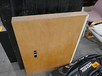 Plooibare behangtafel + houten tafelblad werkblad - afbeelding 2 van  3