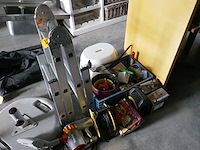 Plooiladder + werkmateriaal - afbeelding 1 van  4