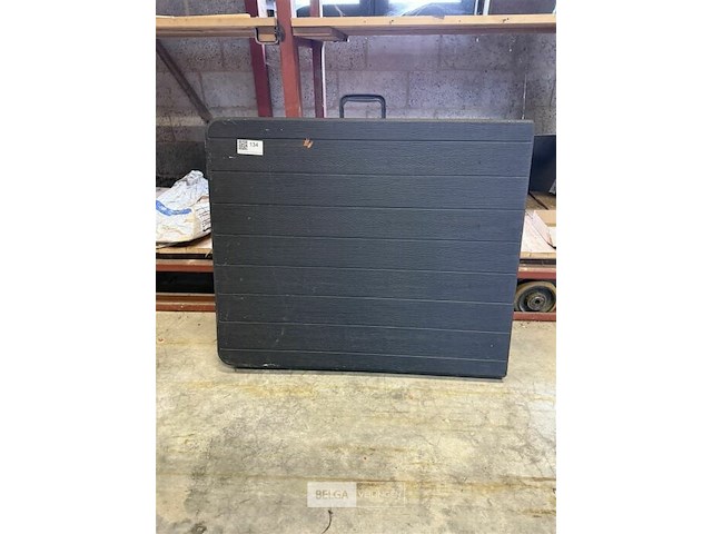 Plooitafel in kunststof l180xb75xh72 cm - afbeelding 1 van  2