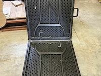 Plooitafel in kunststof l180xb75xh72 cm - afbeelding 2 van  2